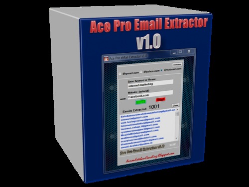 Product picture Ace pro Email Extractor for affiliate marketing